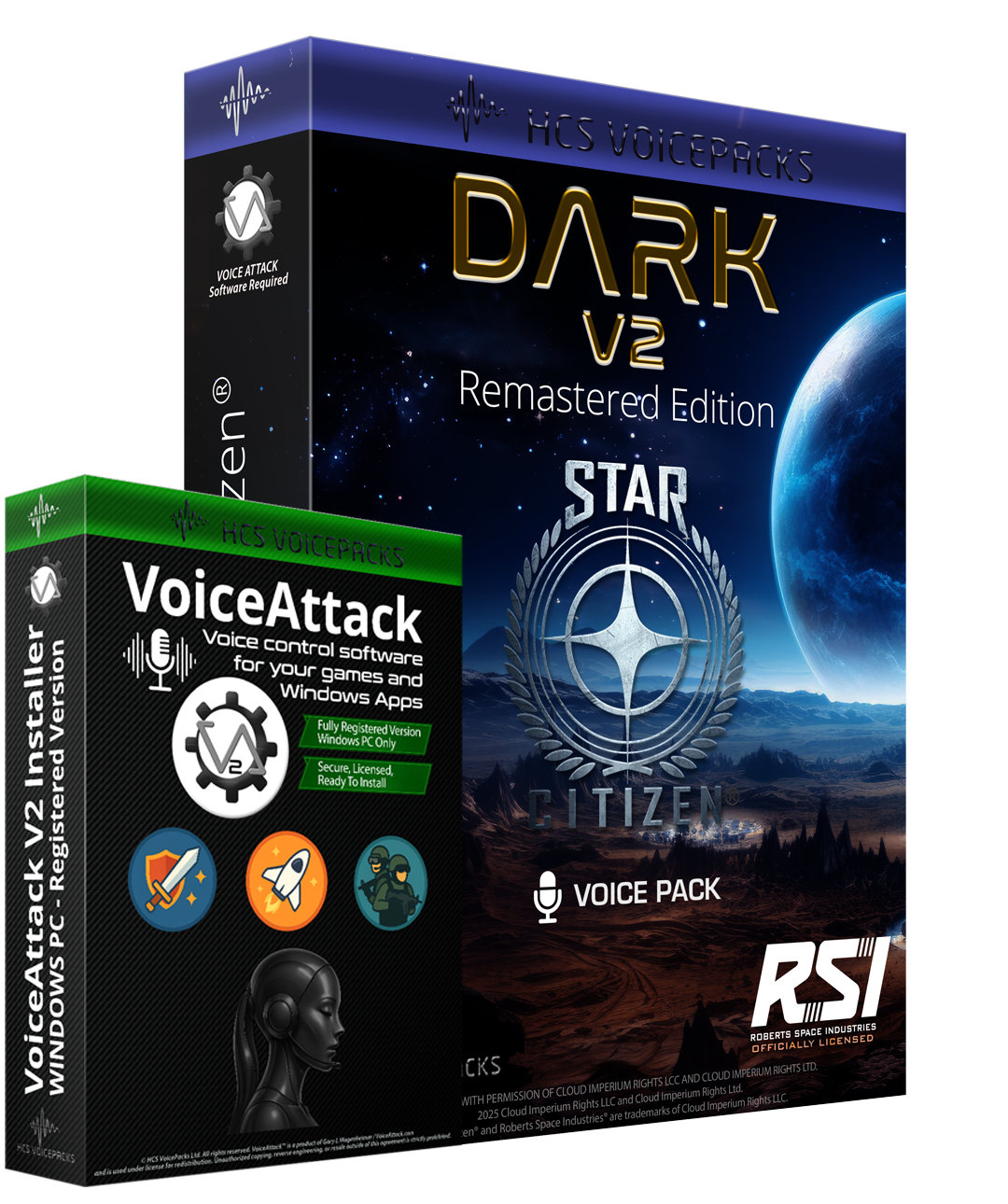 Star Citizen DARK v2 Starter Bundle (Includes VoiceAttack)