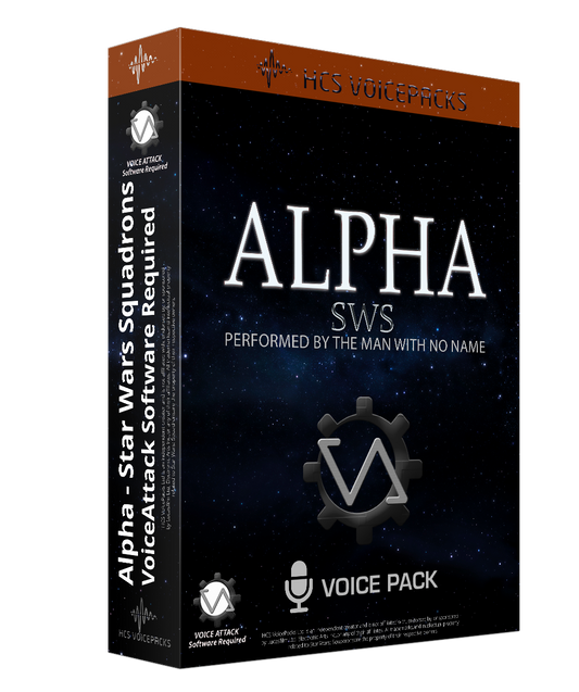 Alpha Star Wars Squadrons voice pack cover, performed by The Man With No Name