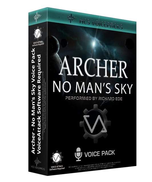 Archer No Man's Sky voice pack cover, performed by Richard Ede