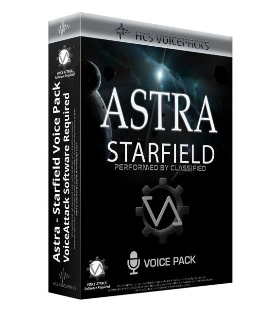 Astra Starfield voice pack cover, performed by CLASSIFIED