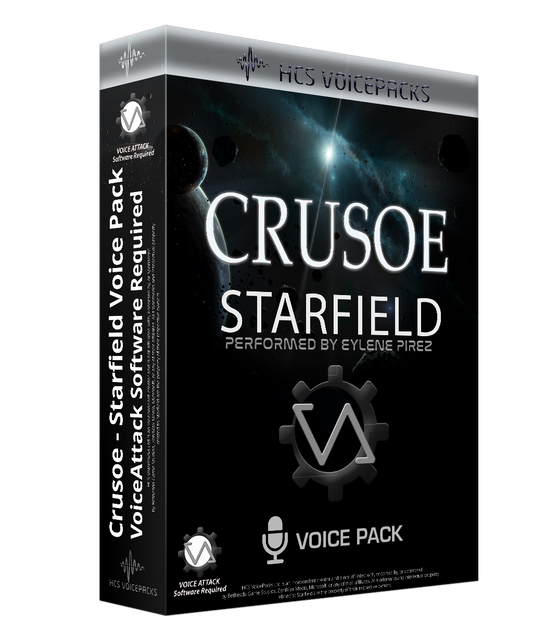 Crusoe Starfield voice pack cover, performed by Eylene Pirez