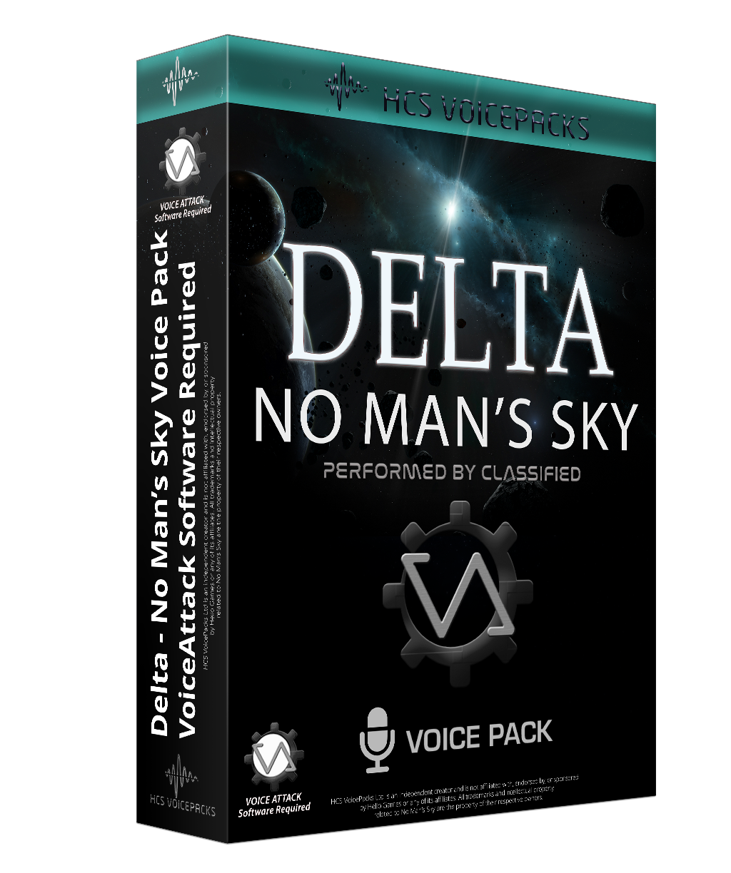 Delta No Man's Sky voice pack cover, performed by CLASSIFIED