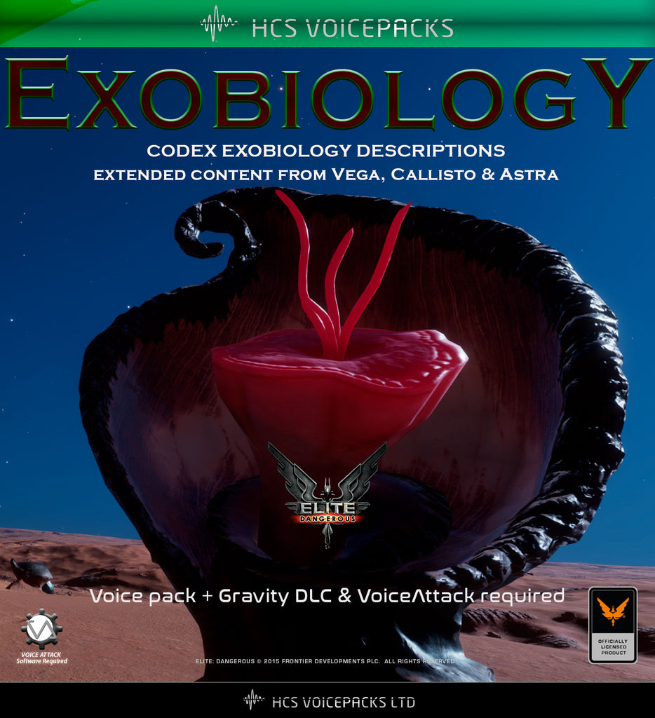 Exobiologist Ranks Elite Dangerous Odyssey Exobiology | HCS Voice Packs Ltd
