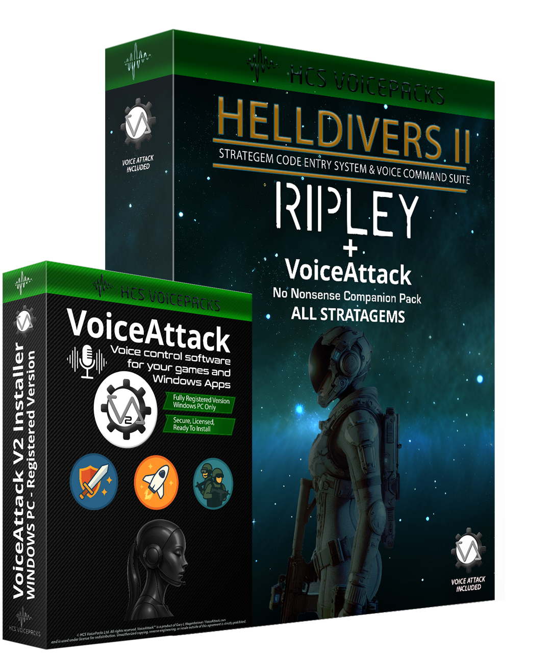 Helldivers Ripley Starter Bundle – HCS Voice Packs Ltd