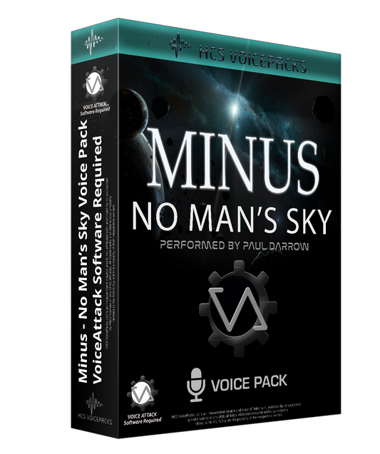 Minus No Man's Sky voice pack cover, performed by Paul Darrow