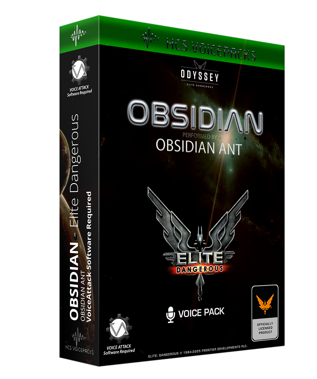 Obsidian - Elite Dangerous voice pack cover