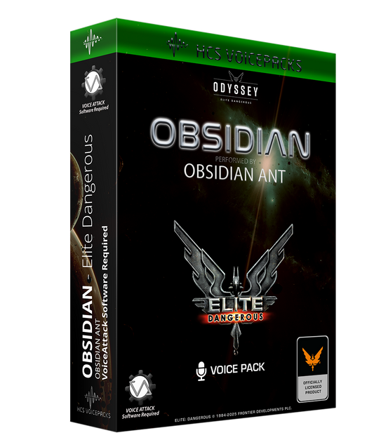 Obsidian - Elite Dangerous voice pack cover