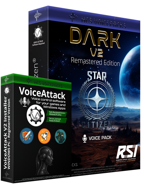 Star Citizen DARK v2 Starter Bundle (Includes VoiceAttack)