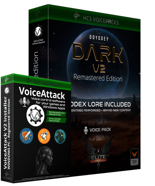Elite Dangerous DARK v2 Starter Bundle (Includes VoiceAttack)